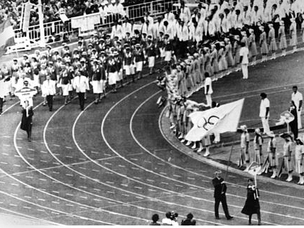 Eröffnungszeremonie der Olymischen Spiele 1980