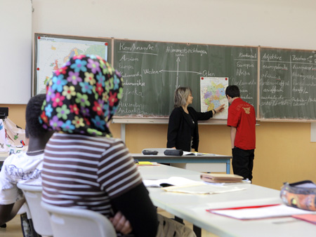 Diskriminierung als Alltagserfahrung? Szene aus einer Schule im Leipziger Osten
