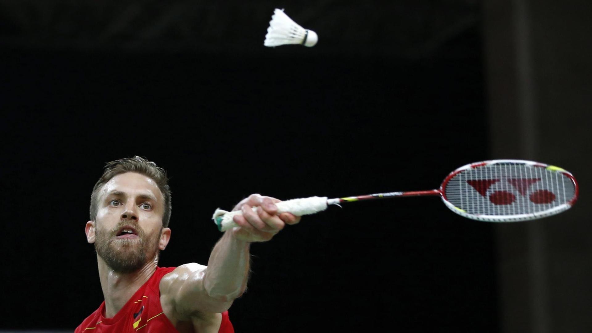 Badminton-Spieler Marc Zwiebler bei den Olympischen Spielen in Rio 2016