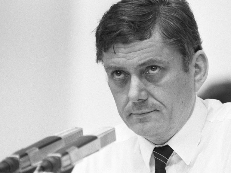 Dresdens ehemaliger Oberbürgermeister Wolfgang Berghofer 1989