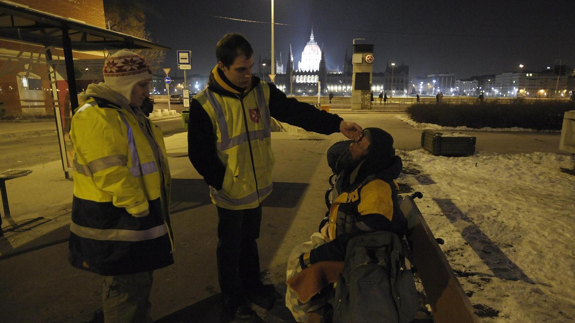 Obdachlose in Ungarn