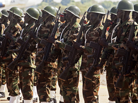 Soldaten der sudanesischen Befreiungsarmee (SPLA)