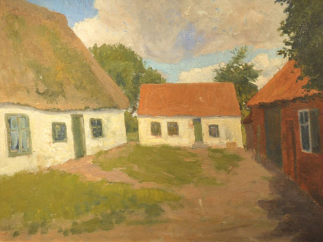 Bild aus der Reihe "Worpsweder Häuser, 1898-1904" von Hermine Overbeck-Rothe