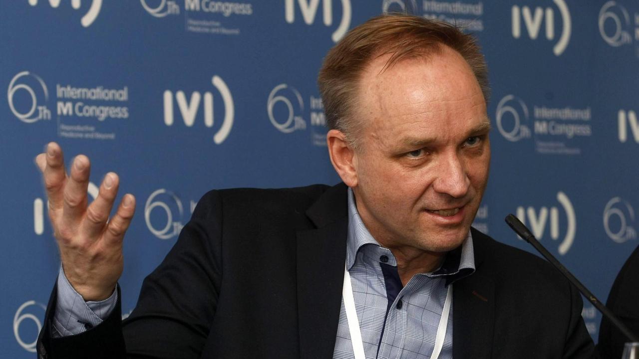 Mats Brännström beim 6. International Congress on fertility in Alicante, Spanien, am 24. April 2015