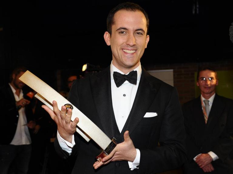 Igor Levit mit dem Echo Klassik-Preis, Oktober 2014