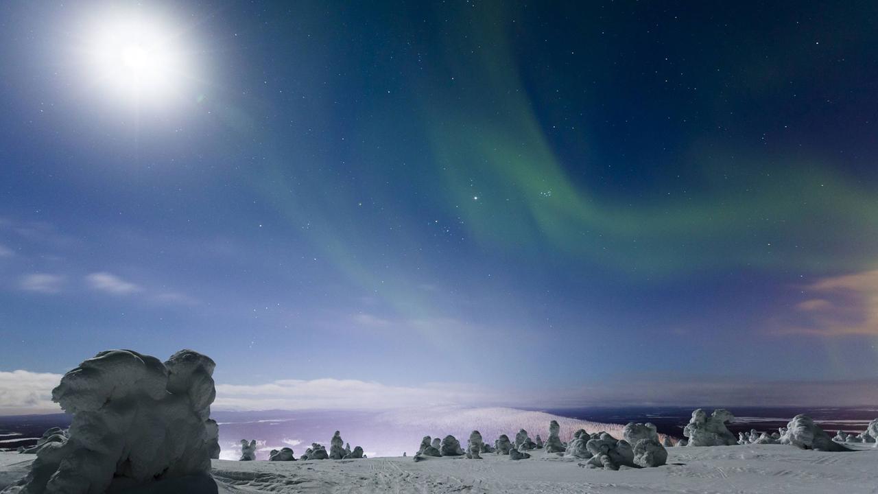 Polarlichter in Finnland