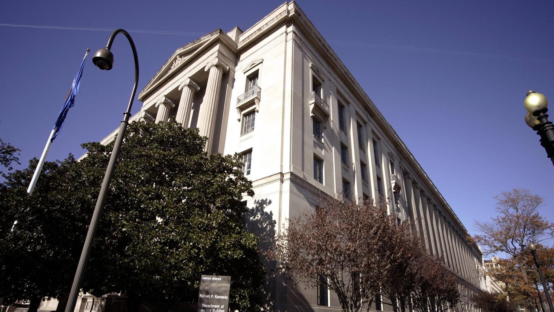 Das US-Justizministerium in Washington