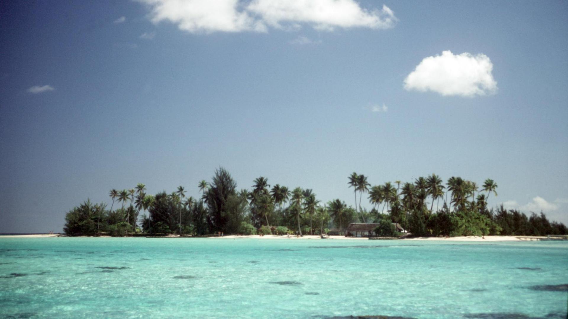 Eine Insel in Französisch-Polynesien