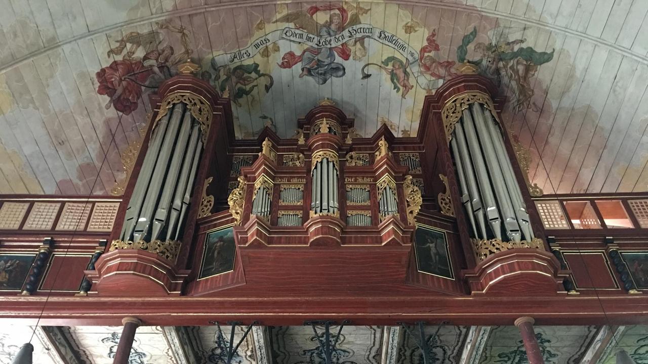 Die restaurierte Schnitger-Orgel im Juni 2017.