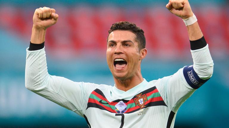Ronaldo jubelt. 