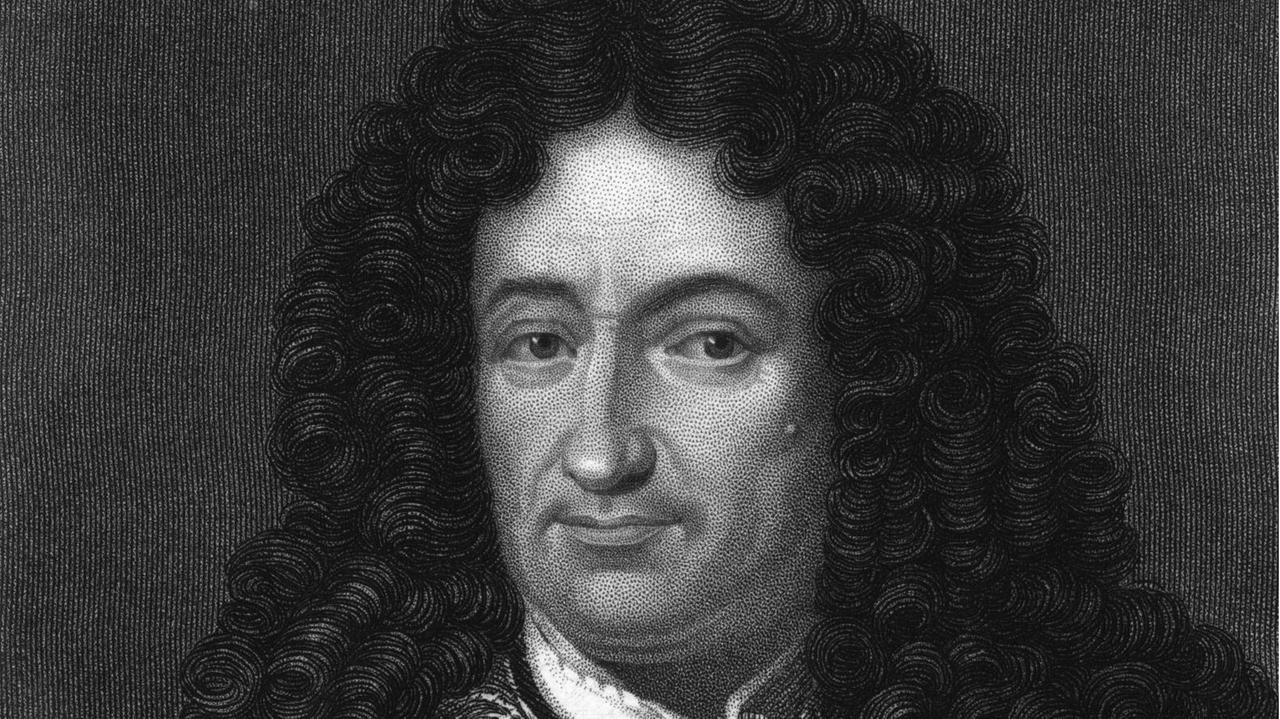 Gottfried Wilhelm von Leibniz (1646-1716), German mathematician and philosopher. (unnamed artist, engraving by Holl)