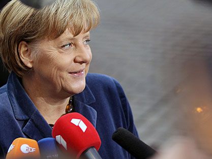 Bundeskanzlerin Angela Merkel (CDU) in Brüssel
