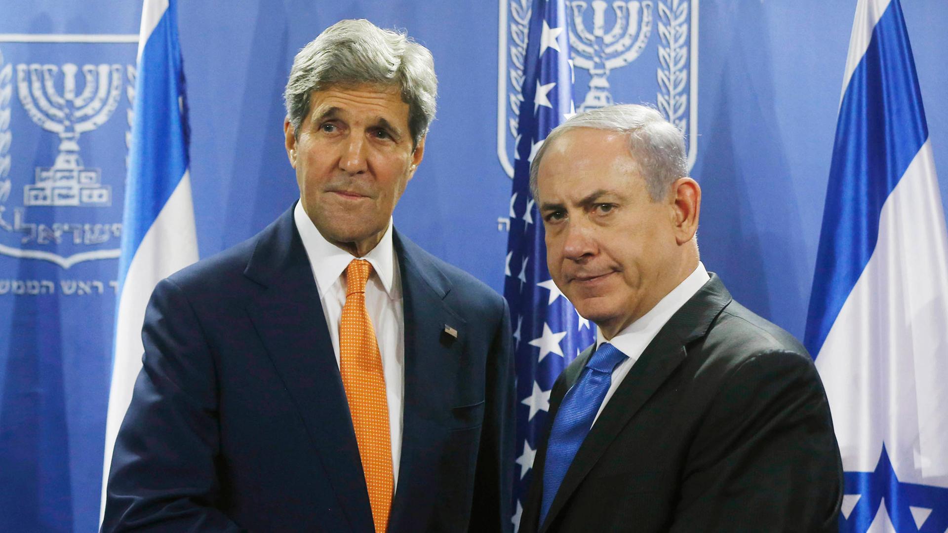 US-Außenminister John Kerry spricht mit Israels Premierminister Benjamin Netanjahu über ein Waffenruhe in Gaza.
