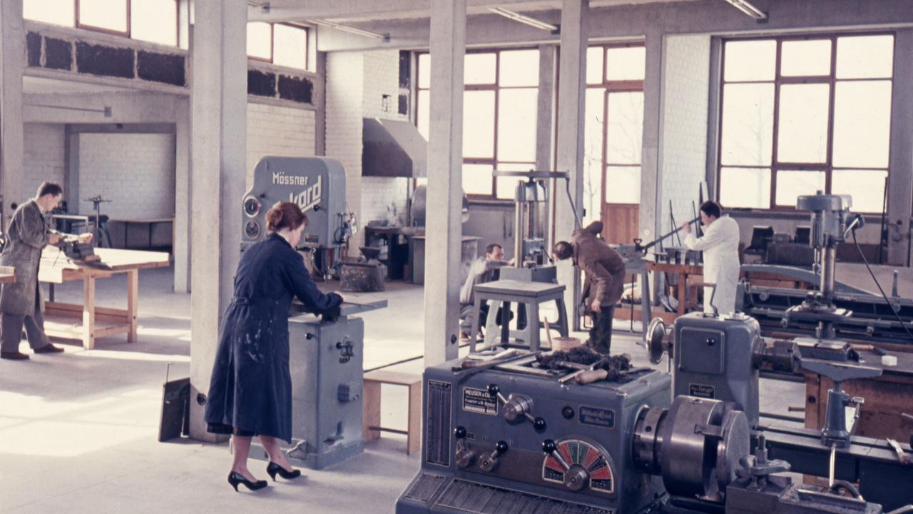 Metallwerkstatt der HfG Ulm, 1958