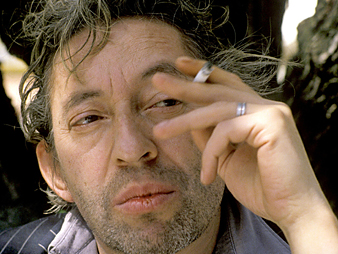 Serge Gainsbourg in Paris, undatiertes Foto