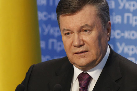 Der ukrainische Präsident Viktor Janukowitsch