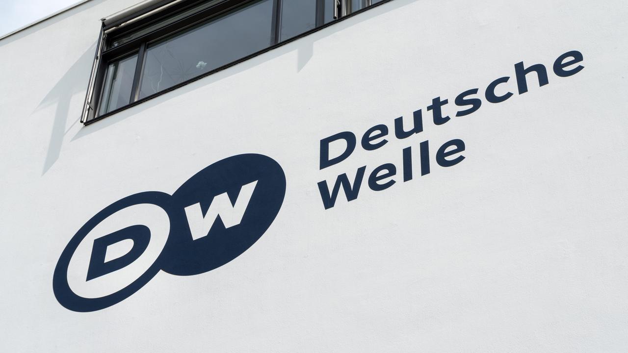 Das Logo der Deutschen Welle.