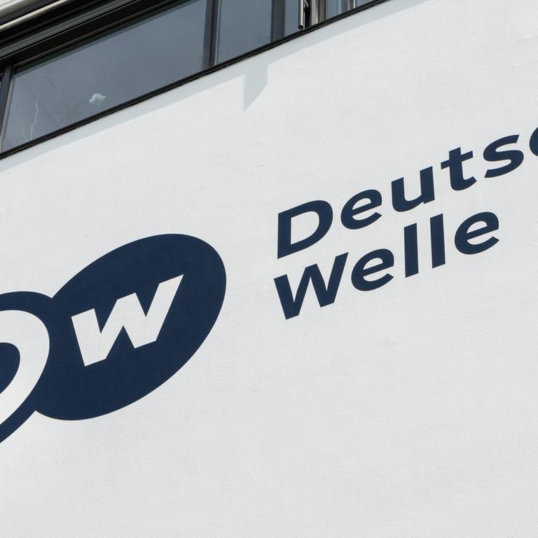 Das Logo der Deutschen Welle.