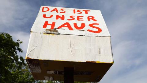 Protestmarsch am 1. Mai 2019 unter dem Motto "Hände weg vom Wedding"