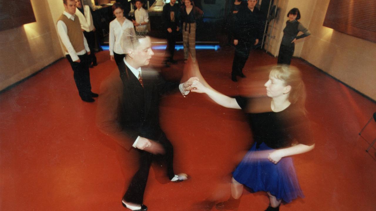 Im "b-flat" - damals noch in der Rosenthaler Straße in Berlin-Mitte - fanden auch Tanzkurse für Swing statt.