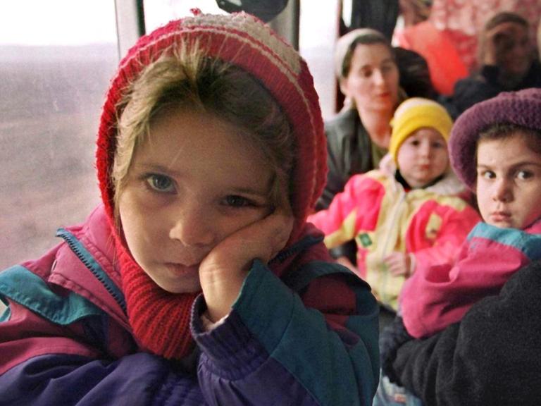 Tschetschenische Flüchtlingskinder