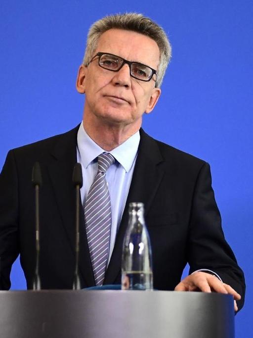 Bundesinnenminister Thomas de Maizière (CDU).