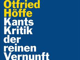 Cover - Otfried Höffe: "Kants Kritik der reinen Vernunft"