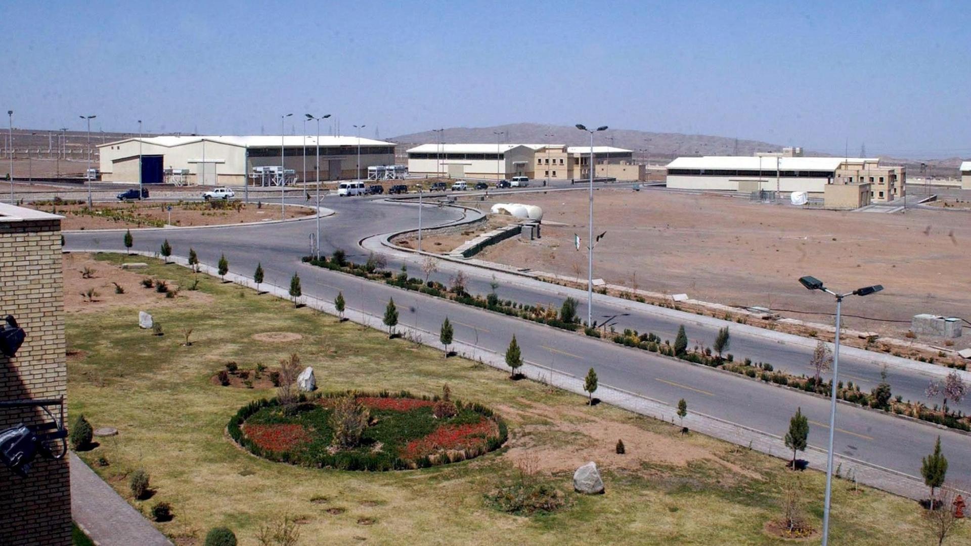 Ein Gebäude, in dem im Zentral-Iran Uran angereichert wurde. Ein Gebäude, in dem im Zentral-Iran Uran angereichert wurde.