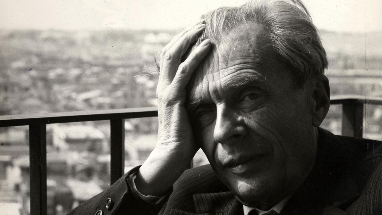Aldous Huxley in Rom, 1963