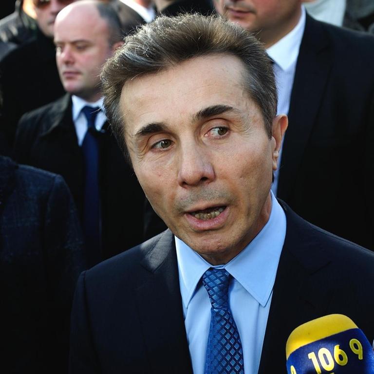 Bidsina Iwanischwili, Milliardär und Gründer der Partei Georgischer Traum, hier 2013, kurz nach seiner Zeit als Ministerpräsident 