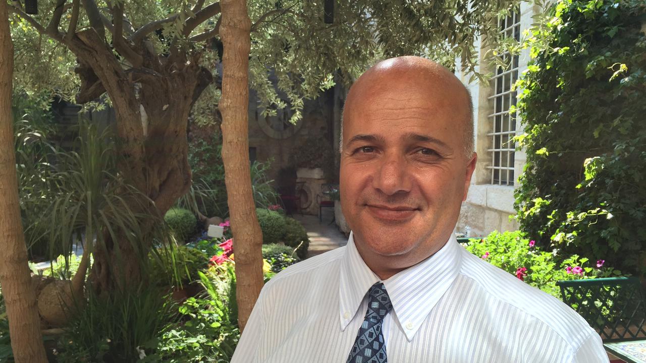 Ahmad Shakarneh, der Wirtschaftsleiter des Hotels American Colony in Jerusalem