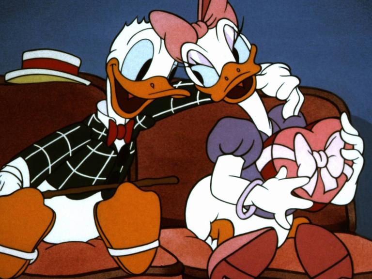 Daisy Duck und Donald Duck aus dem Jahr 1983.