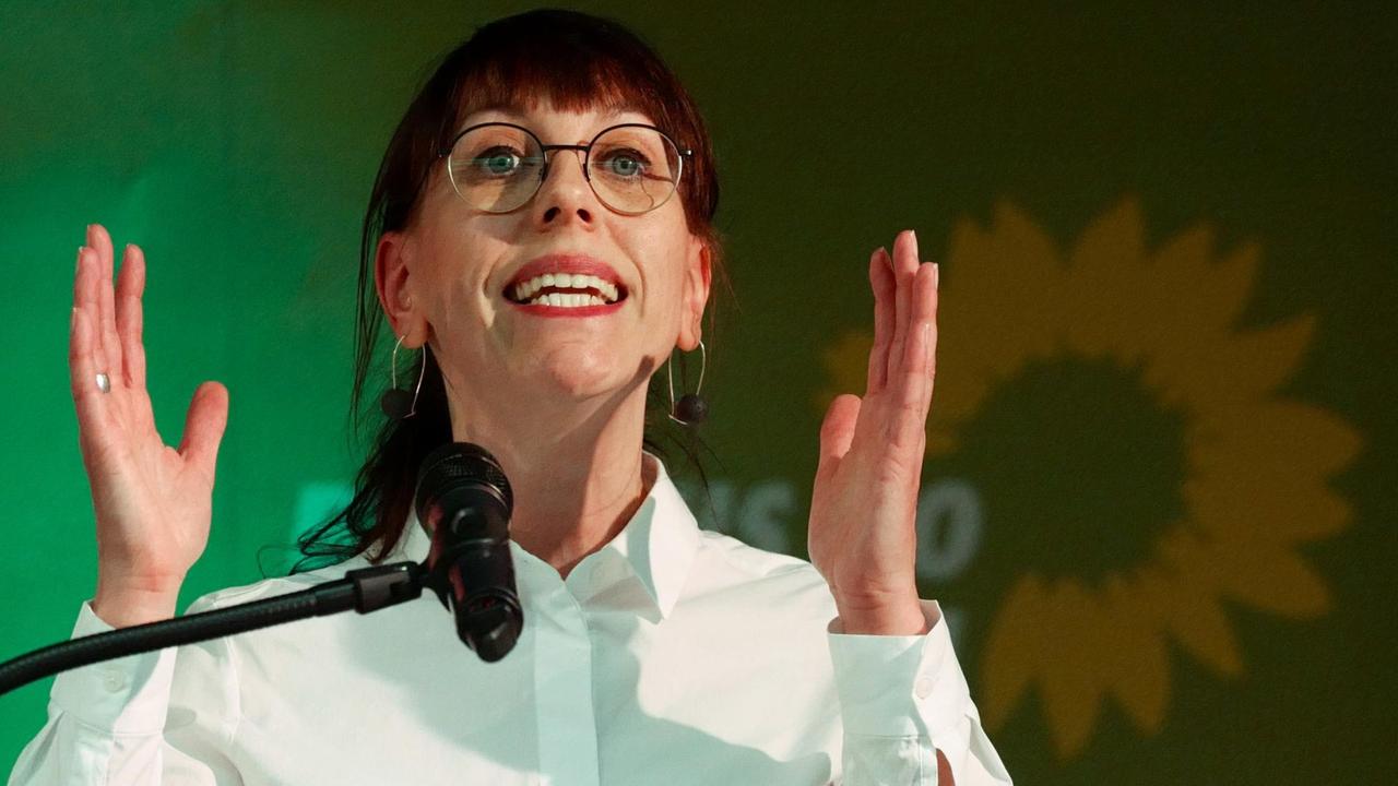 Die Grünen-Spitzenkandidatin in Sachsen Katja Meier