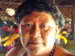Davi Kopenava Yanomami, der Sprecher der indigenen Yanomami-Indianer