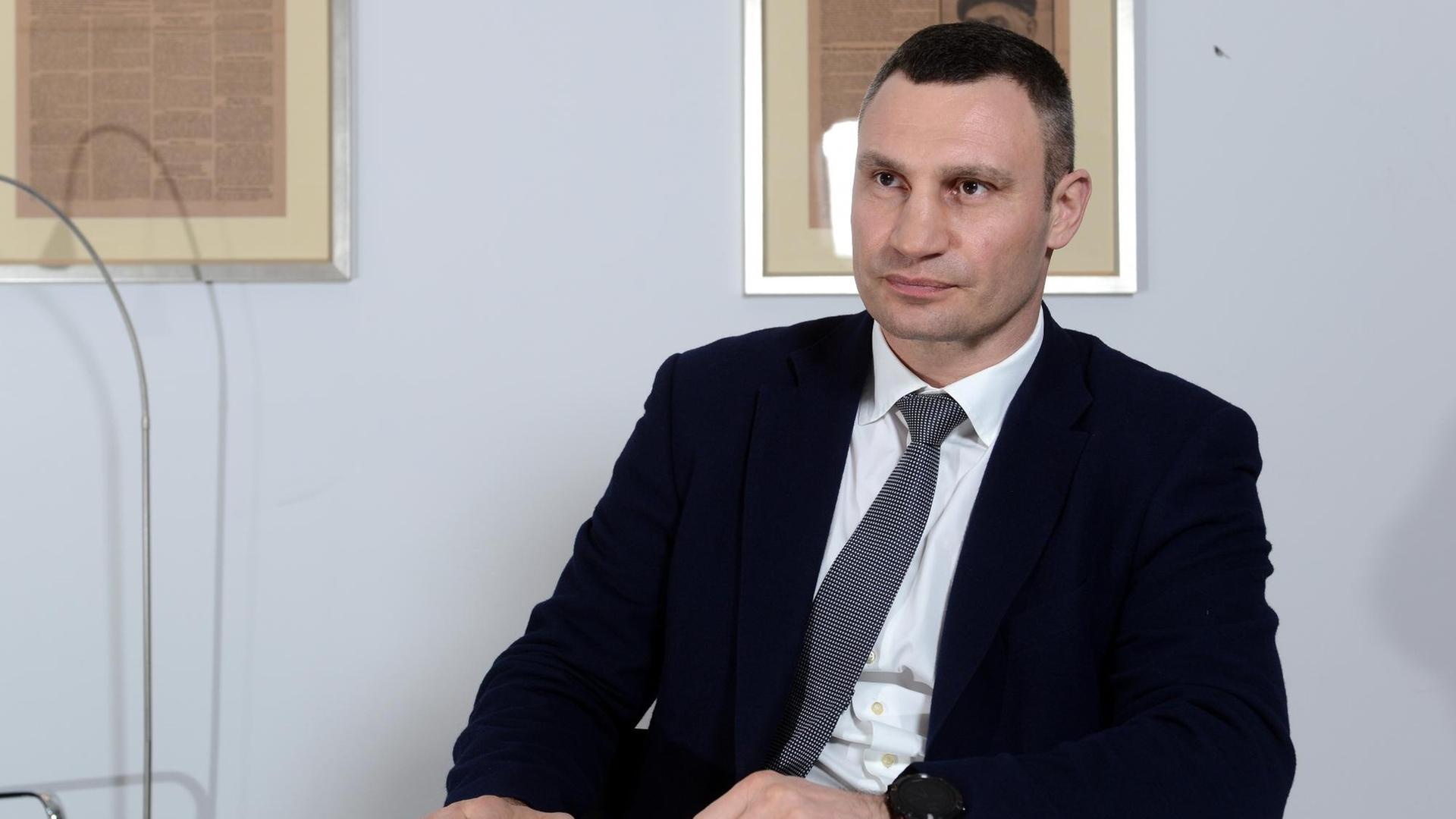 Vitali Klitschko, ukrainischer Politiker und ehemaliger Profiboxer. Er ist Gründer der Partei UDAR.