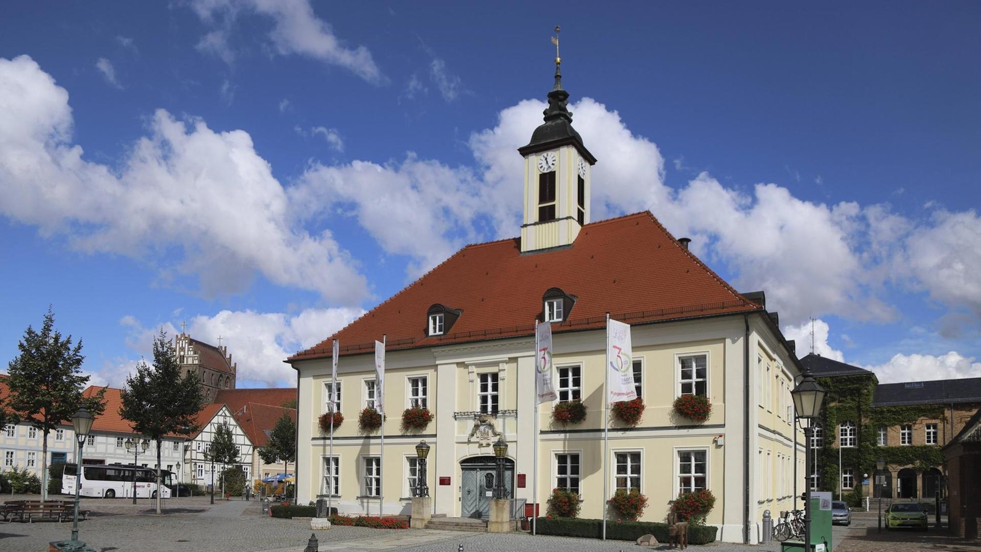 Das Rathaus von Angermünde.