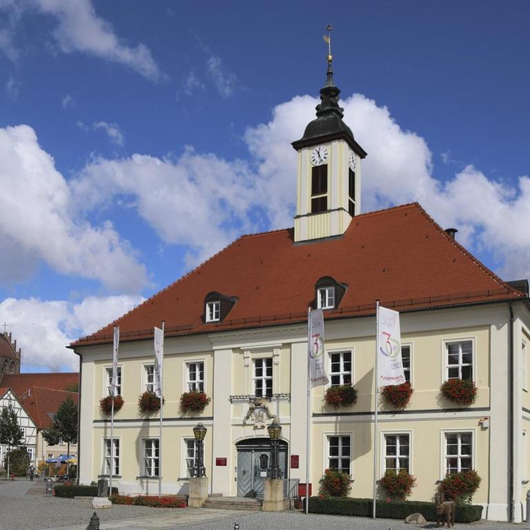 Das Rathaus von Angermünde.