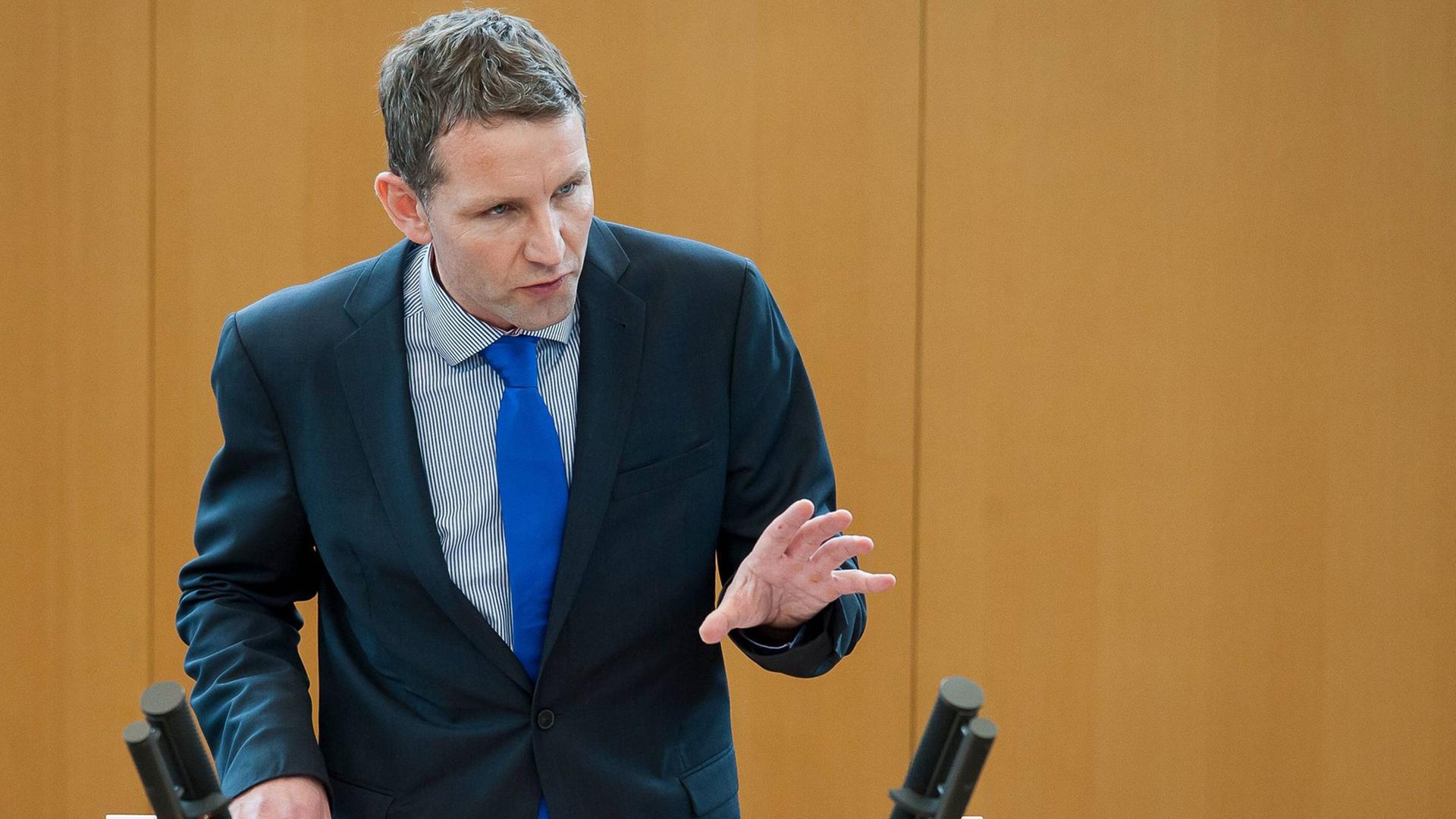 Björn Höcke im Landtag von Thüringen.