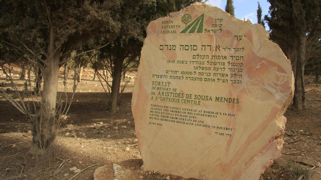 In Israel gibt es ein Denkmal für Aristides de Sousa Mendes
