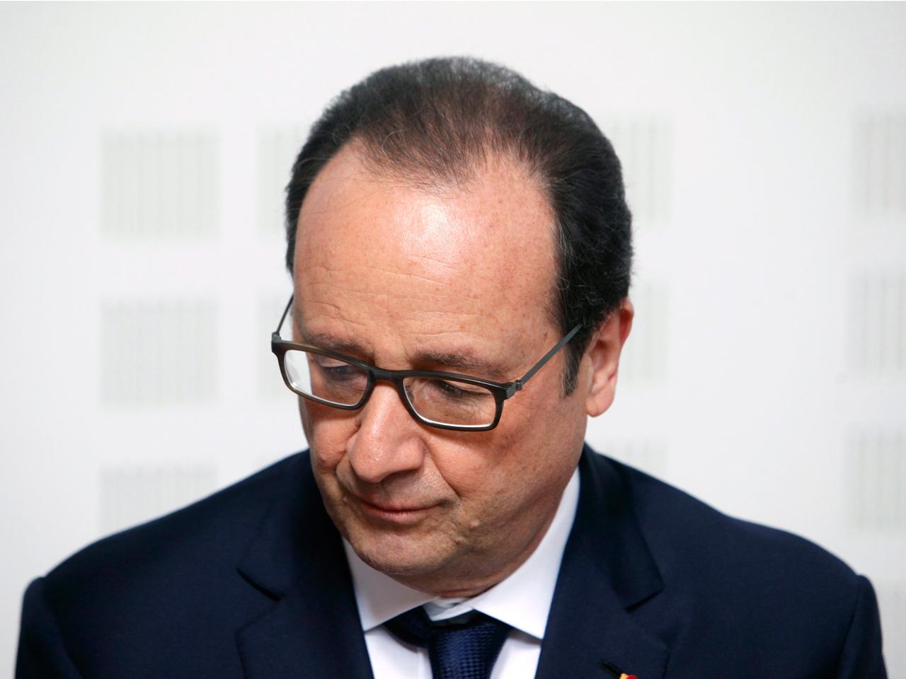 Der französische Präsident Francois Hollande