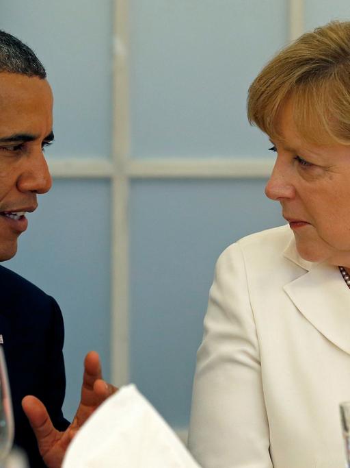 Barack Obama und Angela Merkel am 19. Juni 2013 in Berlin