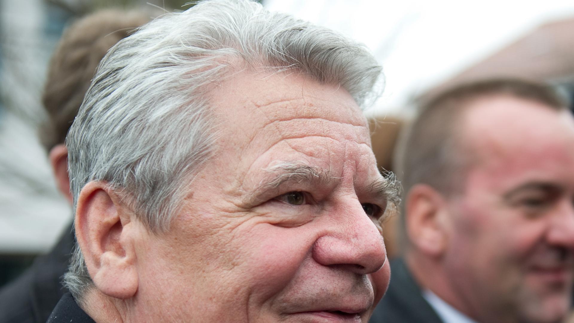 Bundespräsident Joachim Gauck Grenzdurchgangslager Friedland