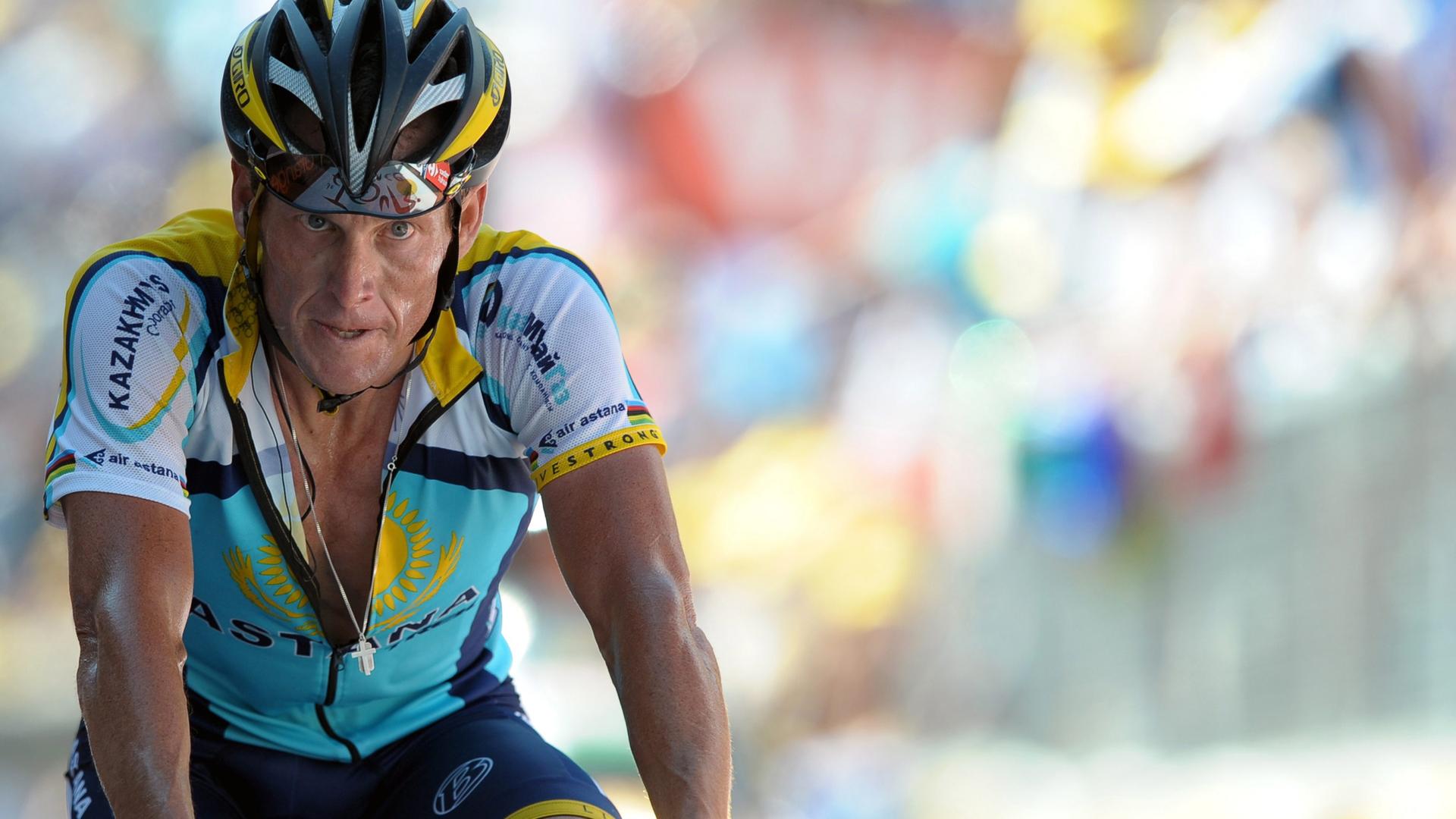 Lance Armstrong bei der Tour de France (Bild: epa / Christophe Karaba)