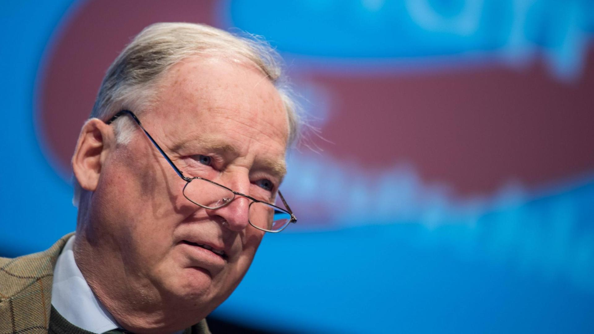 Alexander Gauland, stellvertretender Parteivorsitzender und Fraktionsvorsitzender der AfD im Brandenburgischen Landtag.