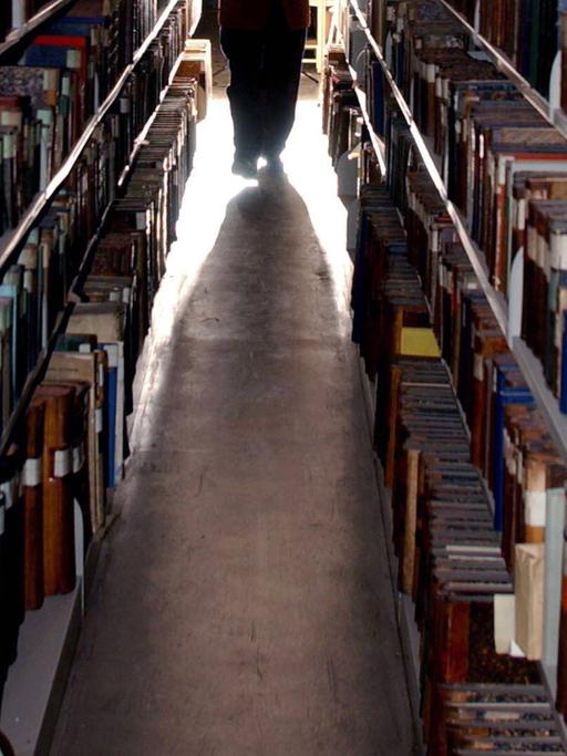 Dunkle Gänge und ein alter Bibliothekar, den es wohl bald nicht mehr geben wird
