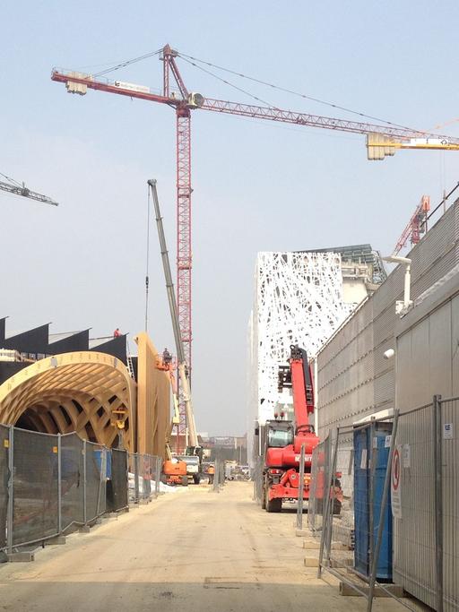 EXPO-Baustelle in Mailand
