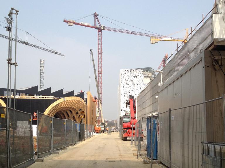 EXPO-Baustelle in Mailand