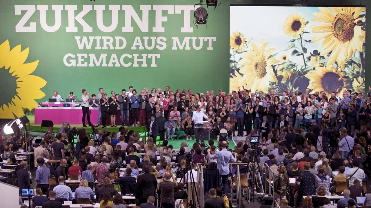 Cem Oezdemir beim Parteitag der Grünen am 16.06.2017