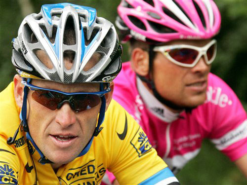 Rivalen: Lance Armstrong und Jan Ullrich