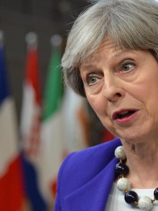 Großbritanniens Premierministerin Theresa May auf dem EU-Gipfel in Brüssel